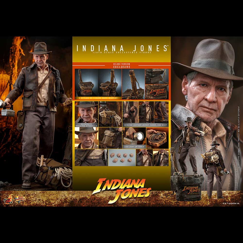 (PO) Movie Masterpiece Series MMS717 - Indiana Jones and the Dial of Destiny - Indiana Jones (Deluxe Version)
