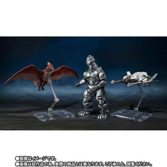 (PO) S.H.Monster Arts MechaGodzilla (1993) & Garuda & Fire Roden Makuhari Decisive Battle ver.