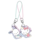 Sanrio Characters Aurora Pair Acrylic Key Chain Pochacco & Hello Kitty