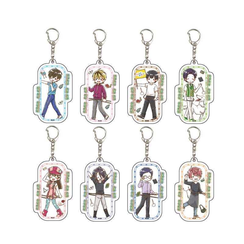 (PO) Acrylic Key Chain Life Lessons with Uramichi Oniisan 03 Train Pretend Ver. (Graff Art Illustration) [BOX]