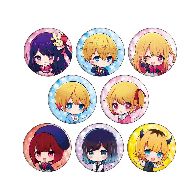 Can Badge Oshi no Ko 01 Mini Character Illustration [BOX]