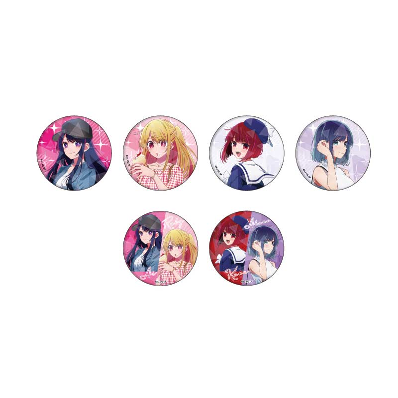 Hologram Can Badge Oshi no Ko 01 Odekake Ver. (Original Illustration) [BOX]