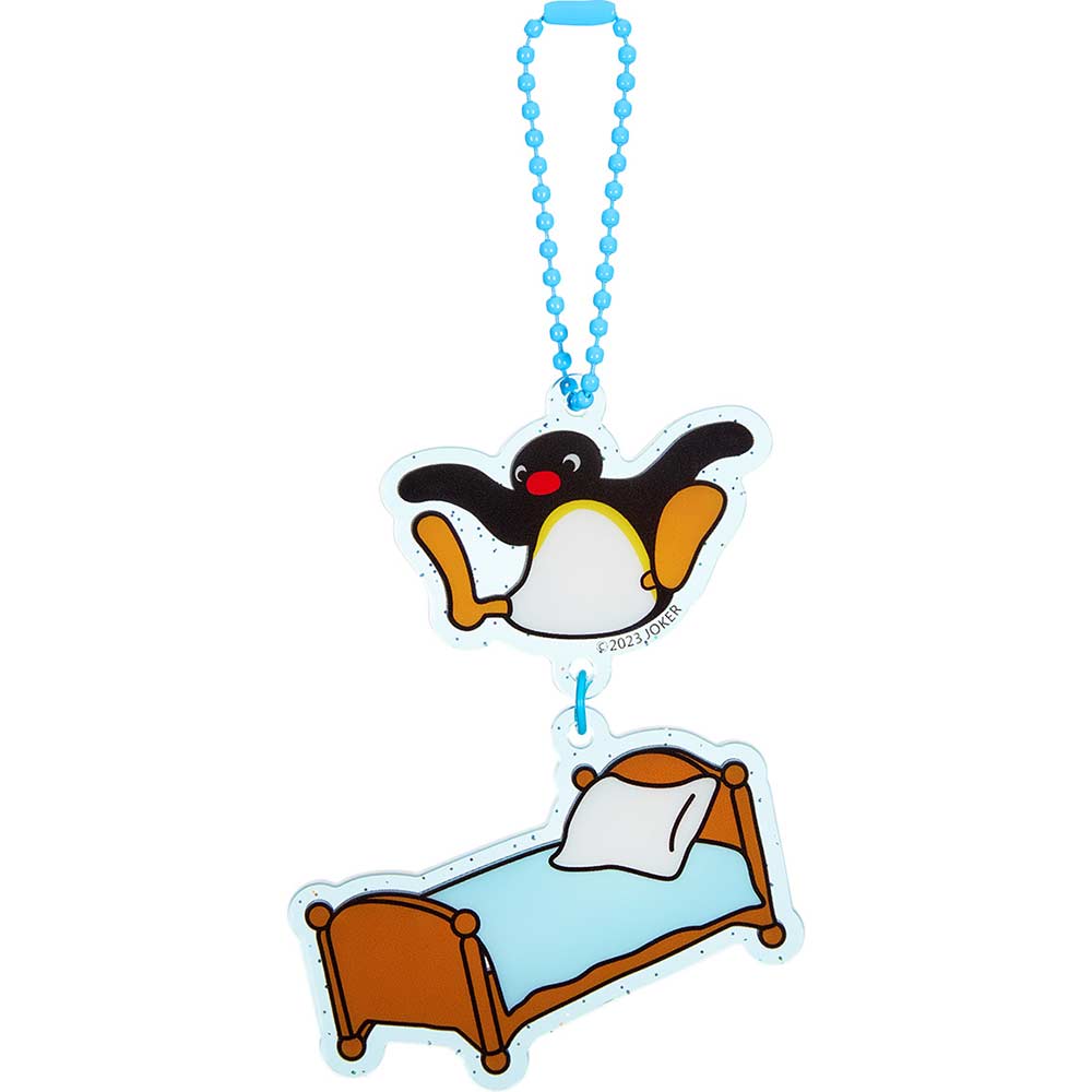 (PO) Pingu Acrylic Key Chain Bed