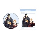 (PO) Can Badge & Acrylic Card Set Chishanomi Works 01 Waru / Yankee Gap Moe Megane BL Fair (Original Illustration)