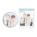 (PO) Can Badge & Acrylic Card Set Yochi Enuoka Works 01 Waru / Yankee Gap Moe Megane BL Fair (Original Illustration)