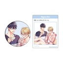 (PO) Can Badge & Acrylic Card Set Nanase Oume Works 01 Waru / Yankee Gap Moe Megane BL Fair (Original Illustration)