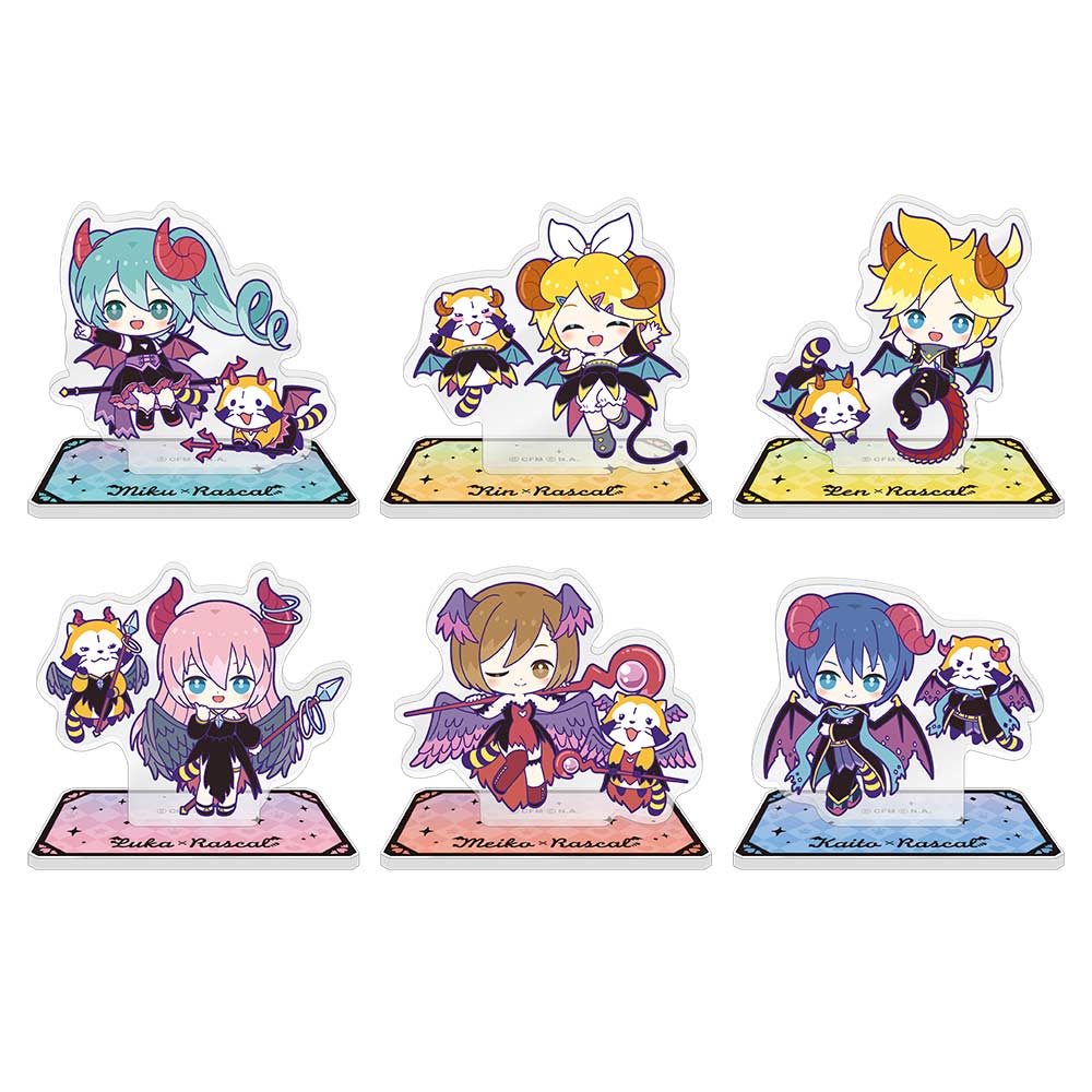 (PO) Hatsune Miku x Rascal the Raccoon 2023 Acrylic Stand Collection [BOX]