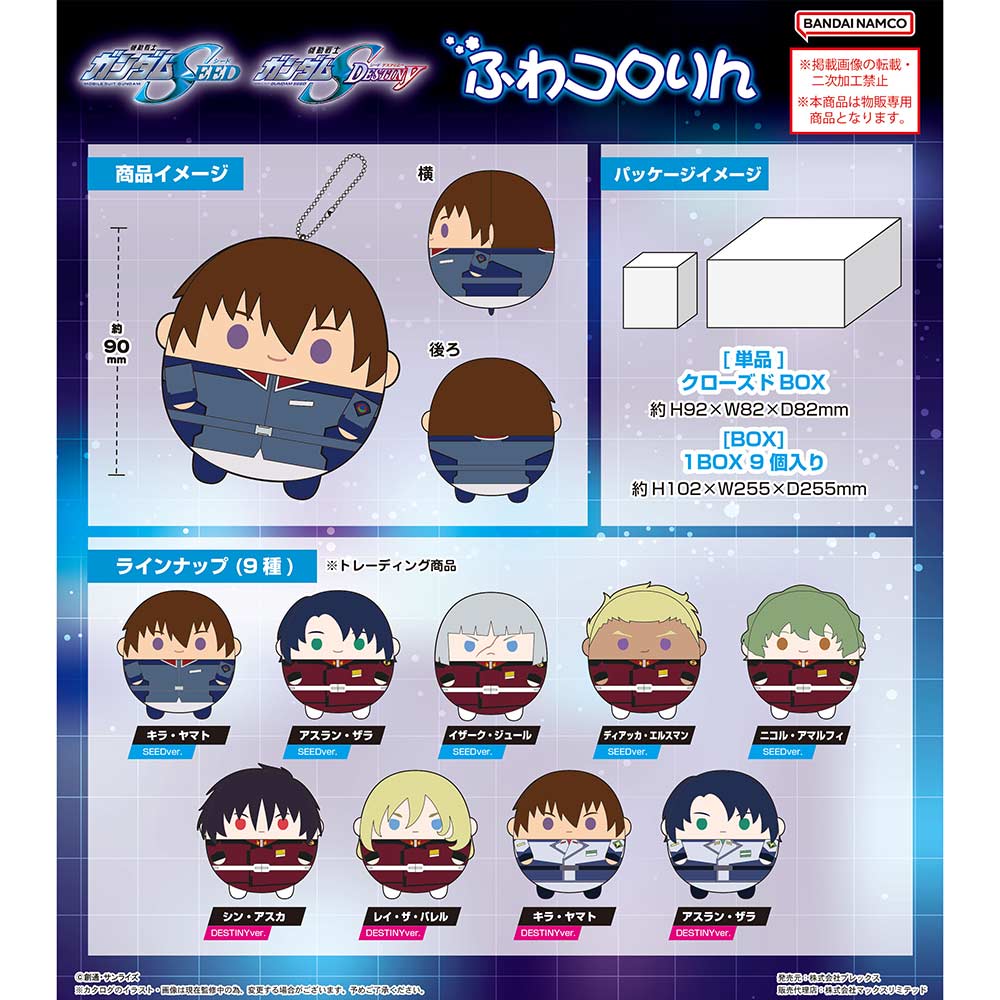 (PO) GDSD-01 Gundam SEED & Gundam SEED Destiny Fuwakororin [BOX]