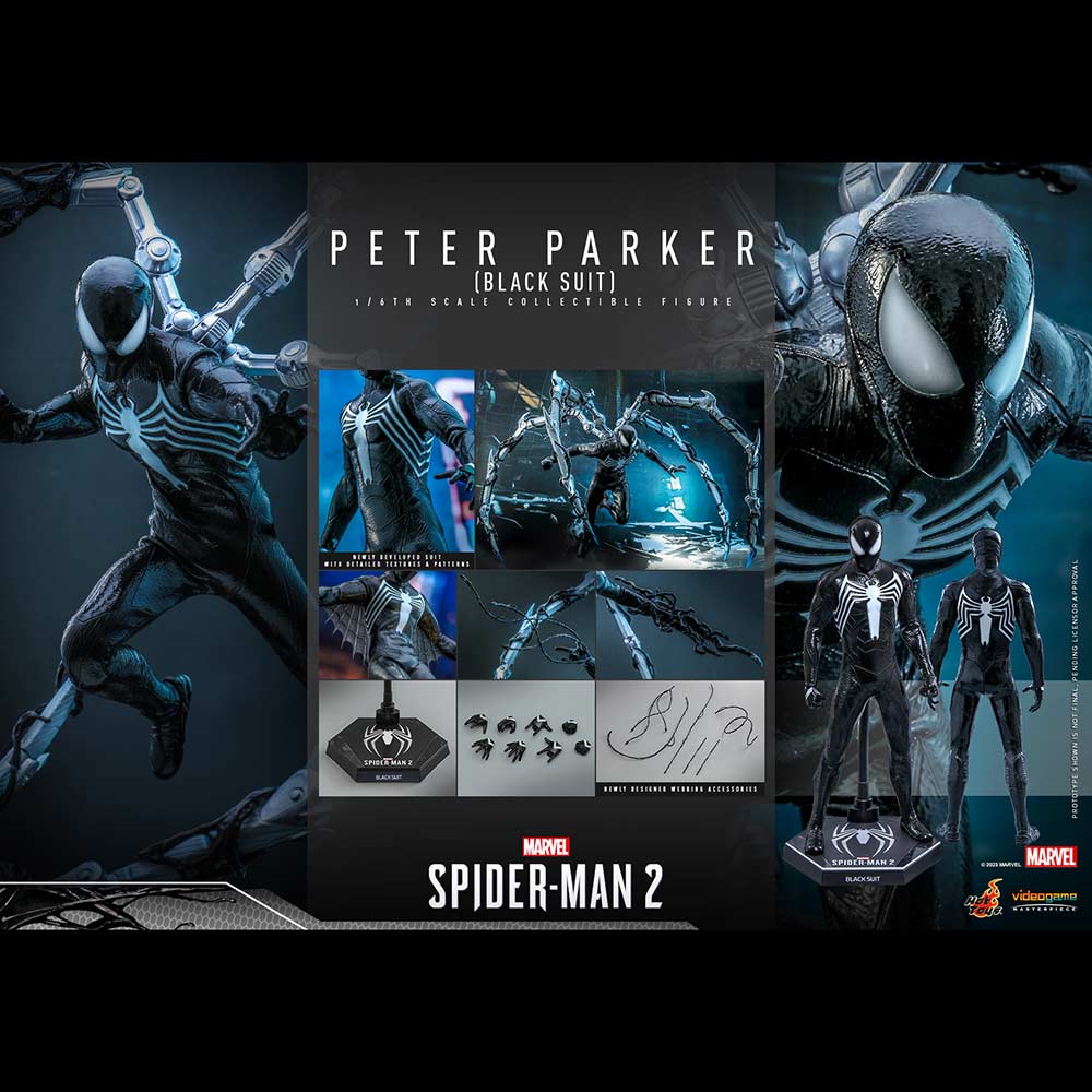 (PO) Videogame Masterpiece VGM56 - Marvel's Spider-Man 2 - Peter Parker (Black Suit)