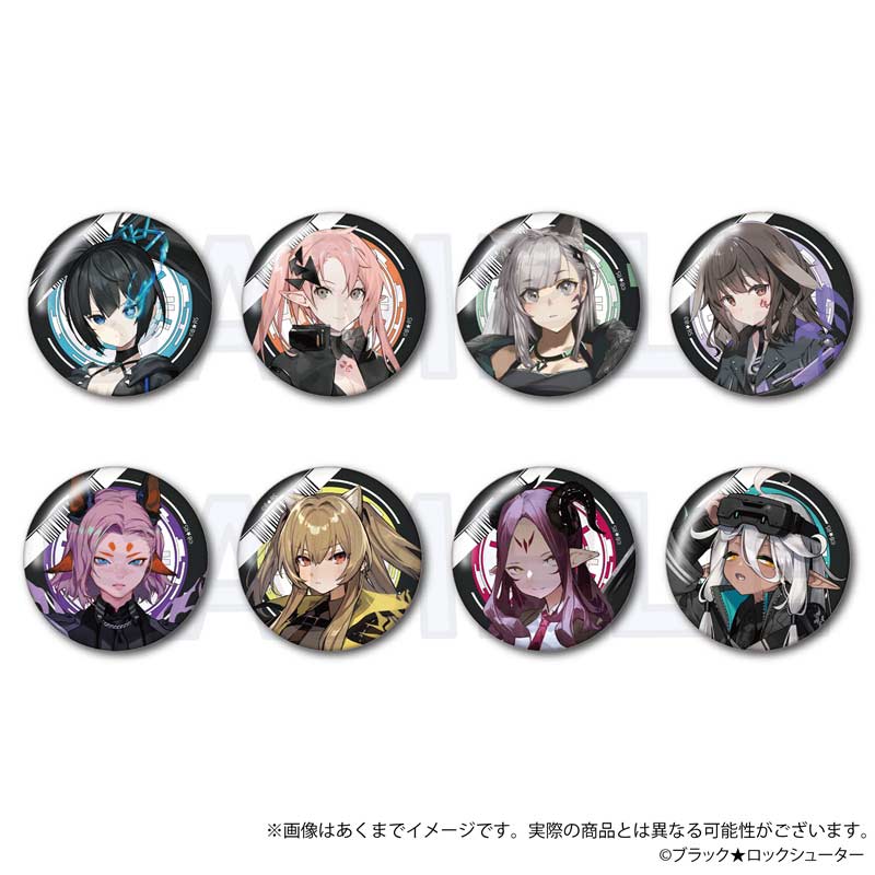 (PO) Black Rock Shooter FRAGMENT Trading Can Badge [BOX]