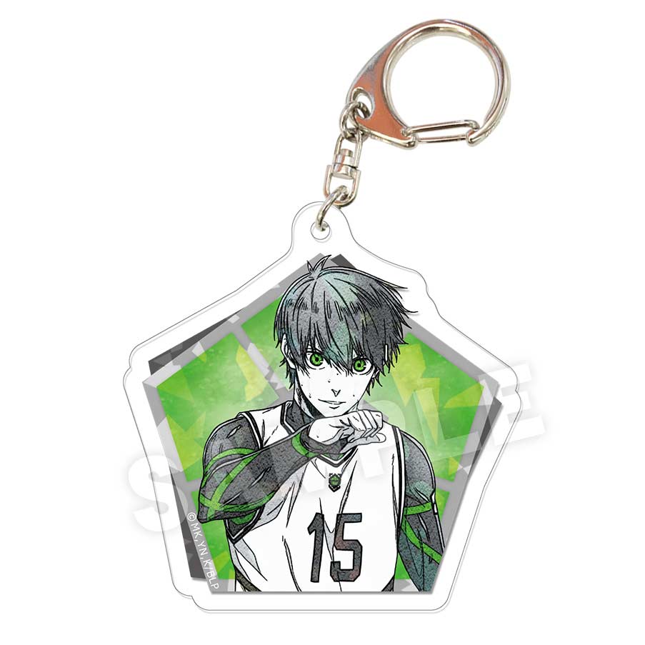 (PO) Blue Lock Sui-sai Touch Hologram Acrylic Key Isagi Yoichi