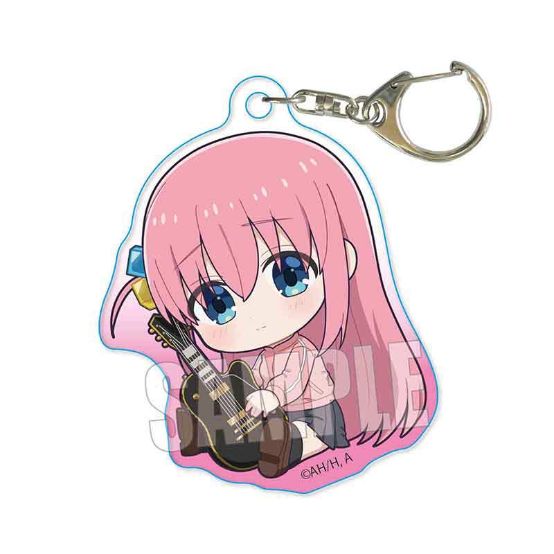 GyuGyutto Acrylic Key Chain Bocchi the Rock! Gotoh Hitori (Re-issue)