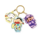 Crayon Shin-chan 3 Charm Key Chain Minna de Pajamas