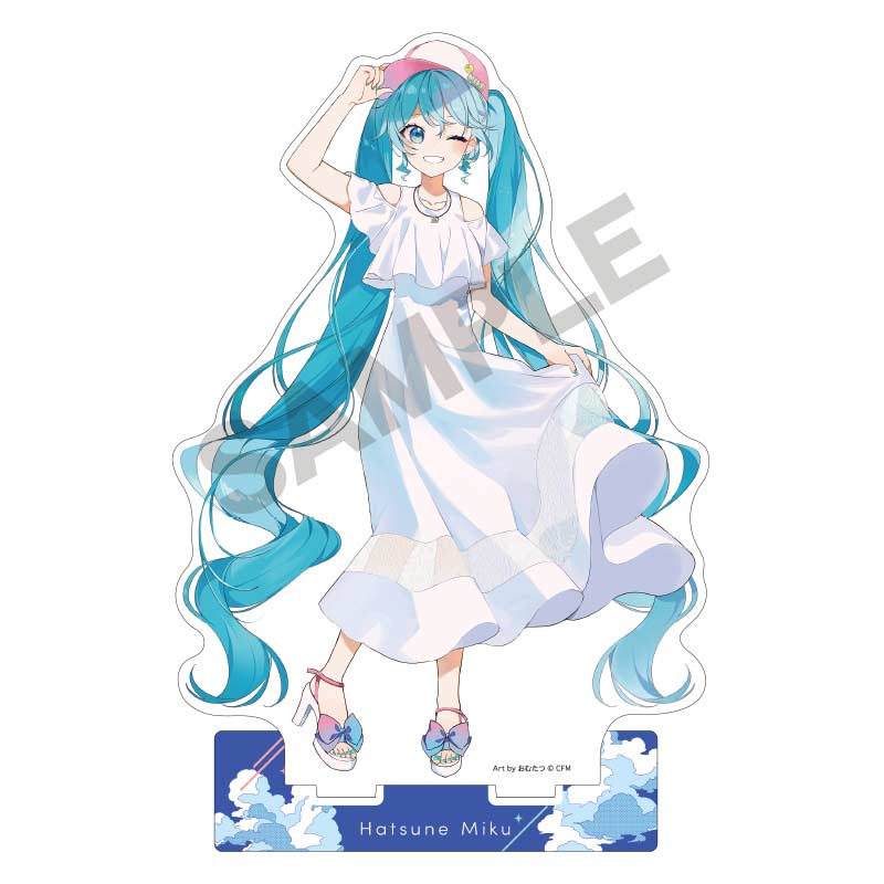 Hatsune Miku Acrylic Stand White Dress