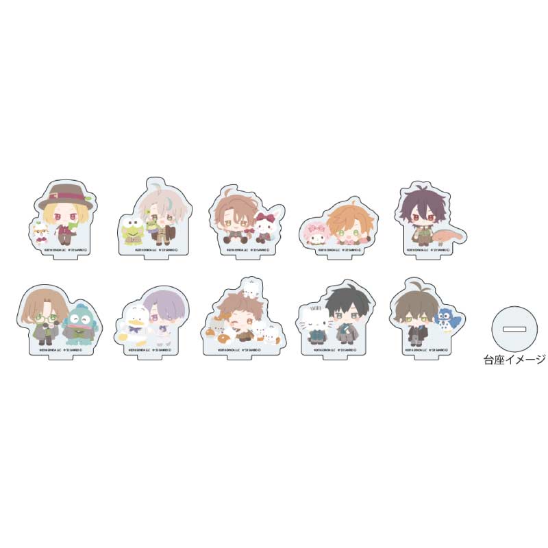 (PO) Acrylic Petit Stand Bungo to Alchemist x Sanrio Characters 02 Mini Character Illustration [BOX]
