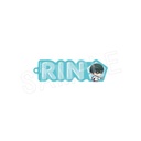 (PO) Blue Lock Name Block Key Chain Training Ver. Itoshi Rin