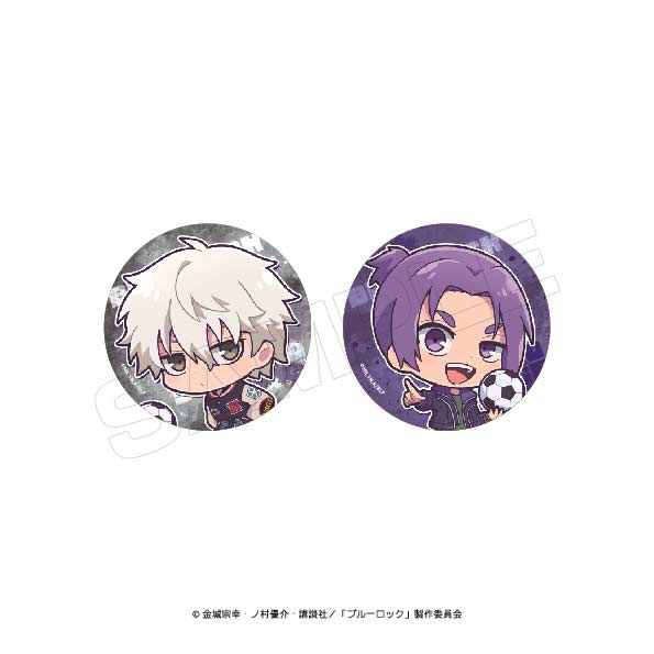 (PO) Blue Lock Street Chara Can Badge Set Vol. 2 Nagi Seishiro & Mikage Reo