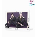 (PO) Kiss Me Crying Arinco Original Illustration J & Noa Black Coordination Ver. Double Acrylic Panel