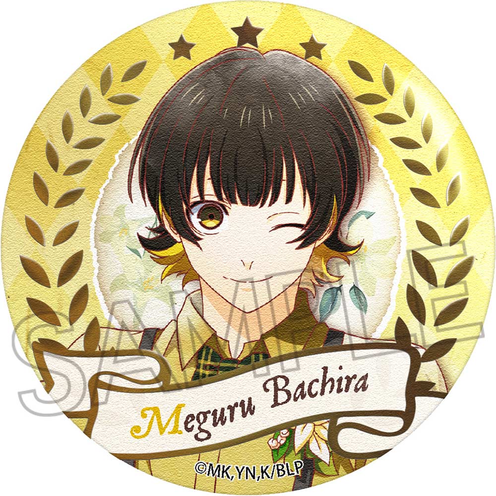 (PO) Blue Lock Vintage Series Throne Gilding Japanese Paper Can Badge Bachira Meguru