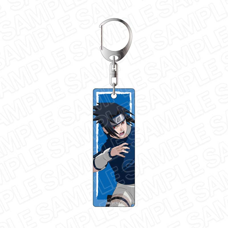 (PO) Naruto Plate Key Chain Uchiha Sasuke Battle Ver.