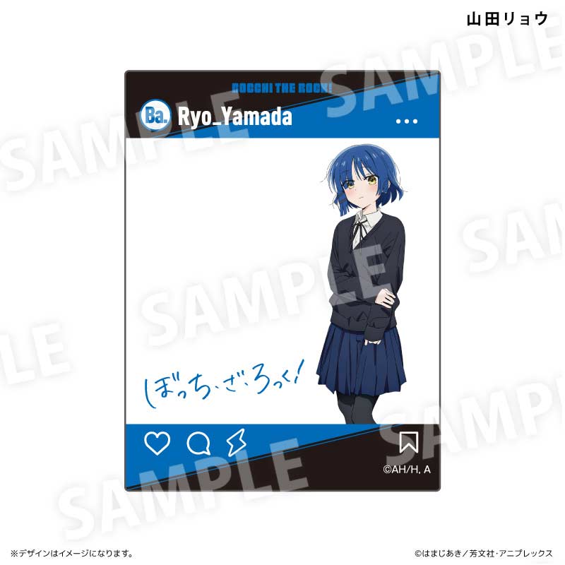Bocchi the Rock! SNS Style Acrylic Card Yamada Ryo