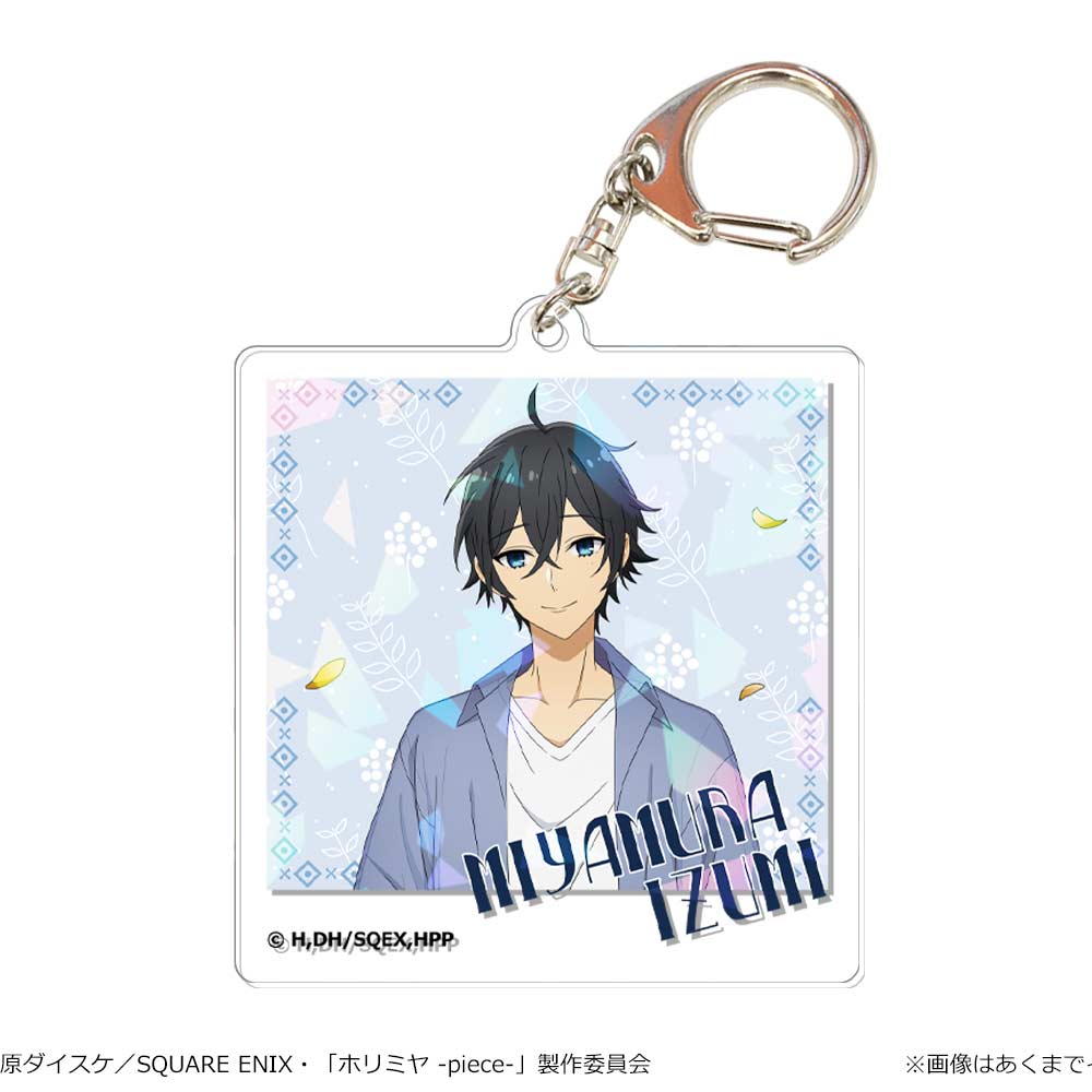 (PO) Horimiya: The Missing Pieces Hologram Acrylic Key Chain Ver. Bouquet 02 Miyamura Izumi