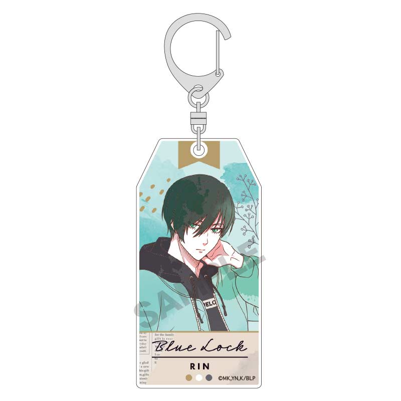 (PO) Blue Lock Acrylic Key Chain Nuance Color Itoshi Rin