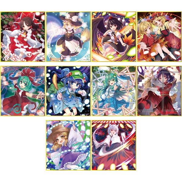 (PO) Touhou Project Mini Shikishi Collection (December 2023 Edition) [BOX]