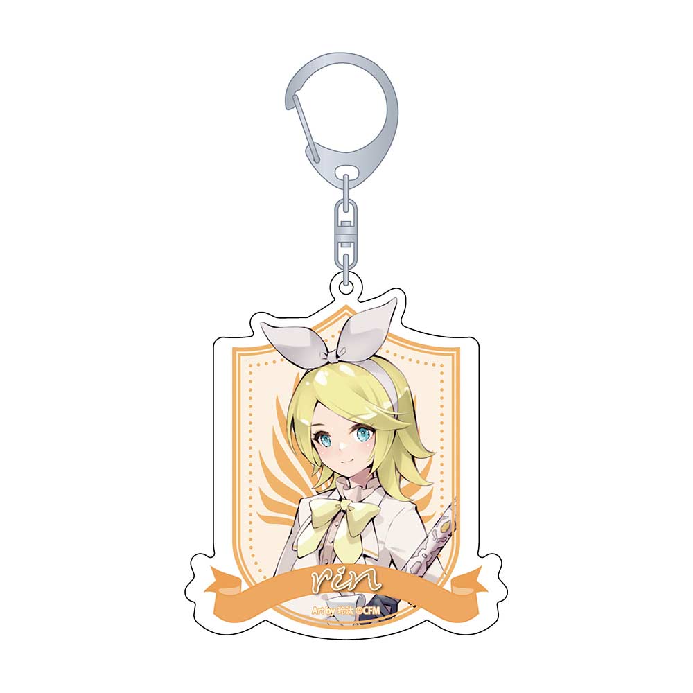 Hatsune Miku Series Wire Acrylic Key Chain Knight B Kagamine Rin