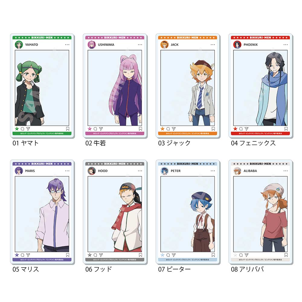 (PO) BIKKURI-MEN Acrylic Card 01 [BOX]