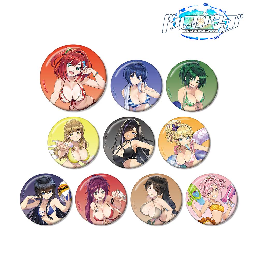 (PO) Dolphin Wave Trading Can Badge Ver. A [BOX]
