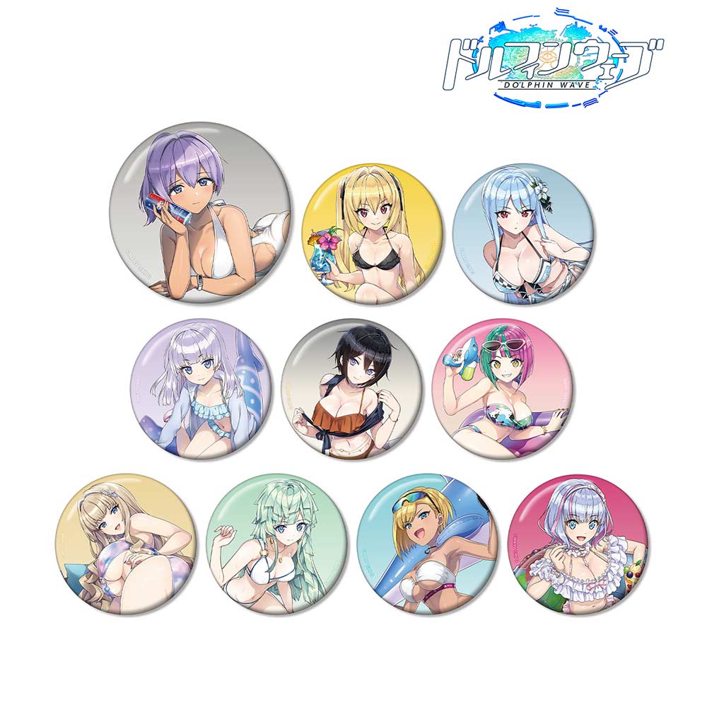 (PO) Dolphin Wave Trading Can Badge Ver. B [BOX]