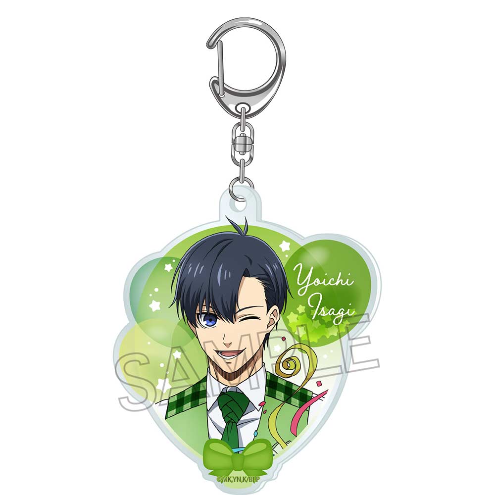 (PO) Blue Lock Acrylic Key Chain Balloon Bouquet Isagi Yoichi