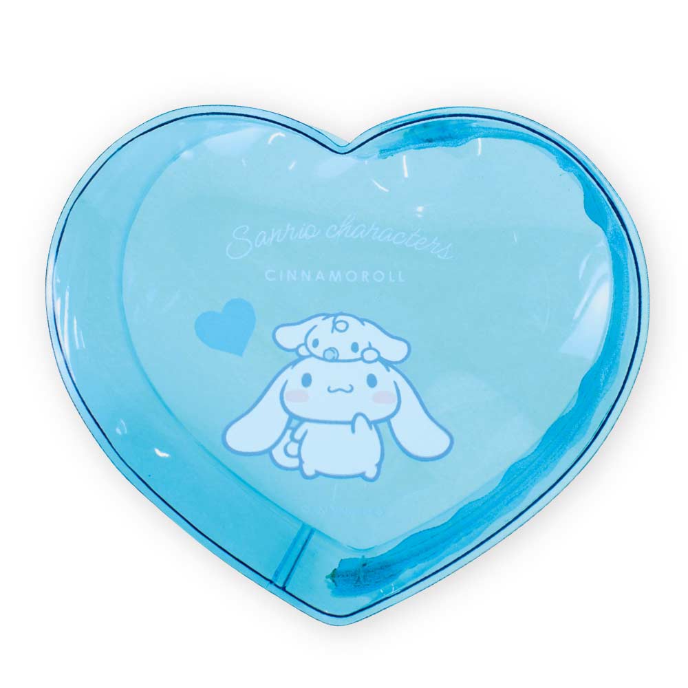 Sanrio Characters Heart Clear Pouch Cinnamoroll