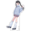 (PO) Inkya Gal Demo Ikigaritai! Original Illustration Big Acrylic Stand 2