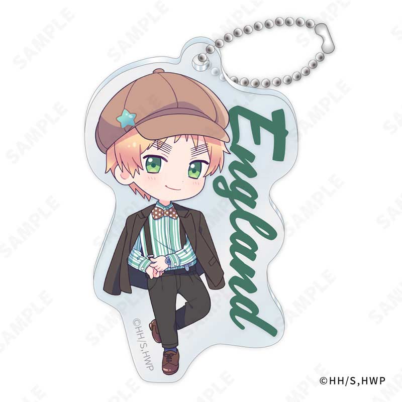 (PO) Hetalia World Stars Acrylic Key Chain -Suspenders Style- (DreCelle Mini) United Kingdom