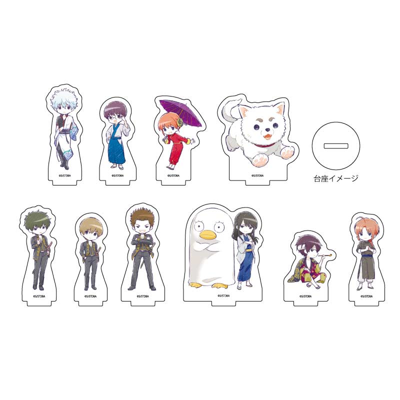 (PO) Acrylic Petit Stand Gintama 01 Graff Art Illustration [BOX]