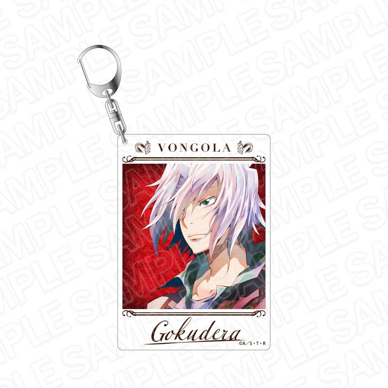 Reborn! Instant Photo Style Key Chain Pale Tone Series Varia Arc Ver. Gokudera Hayato