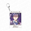 Reborn! Instant Photo Style Key Chain Pale Tone Series Varia Arc Ver. Hibari Kyoya