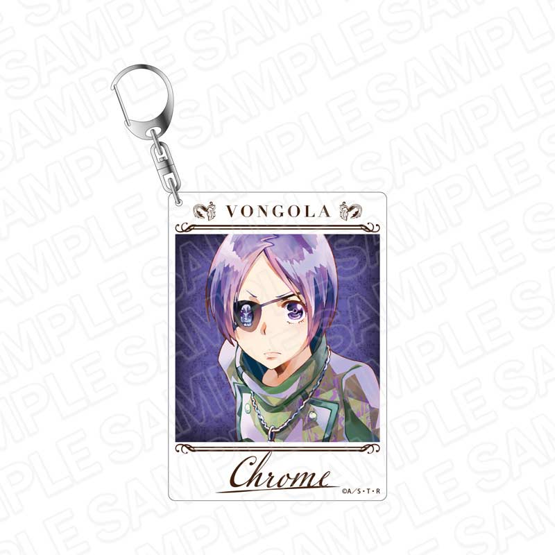 (PO) Reborn! Instant Photo Style Key Chain Pale Tone Series Varia Arc Ver. Chrome Dokuro