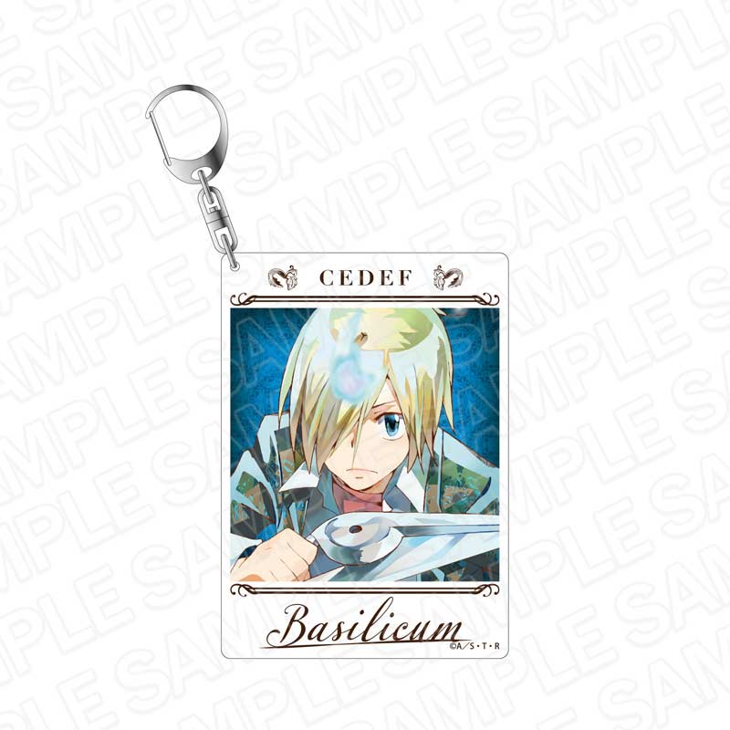 (PO) Reborn! Instant Photo Style Key Chain Pale Tone Series Varia Arc Ver. Basilicum