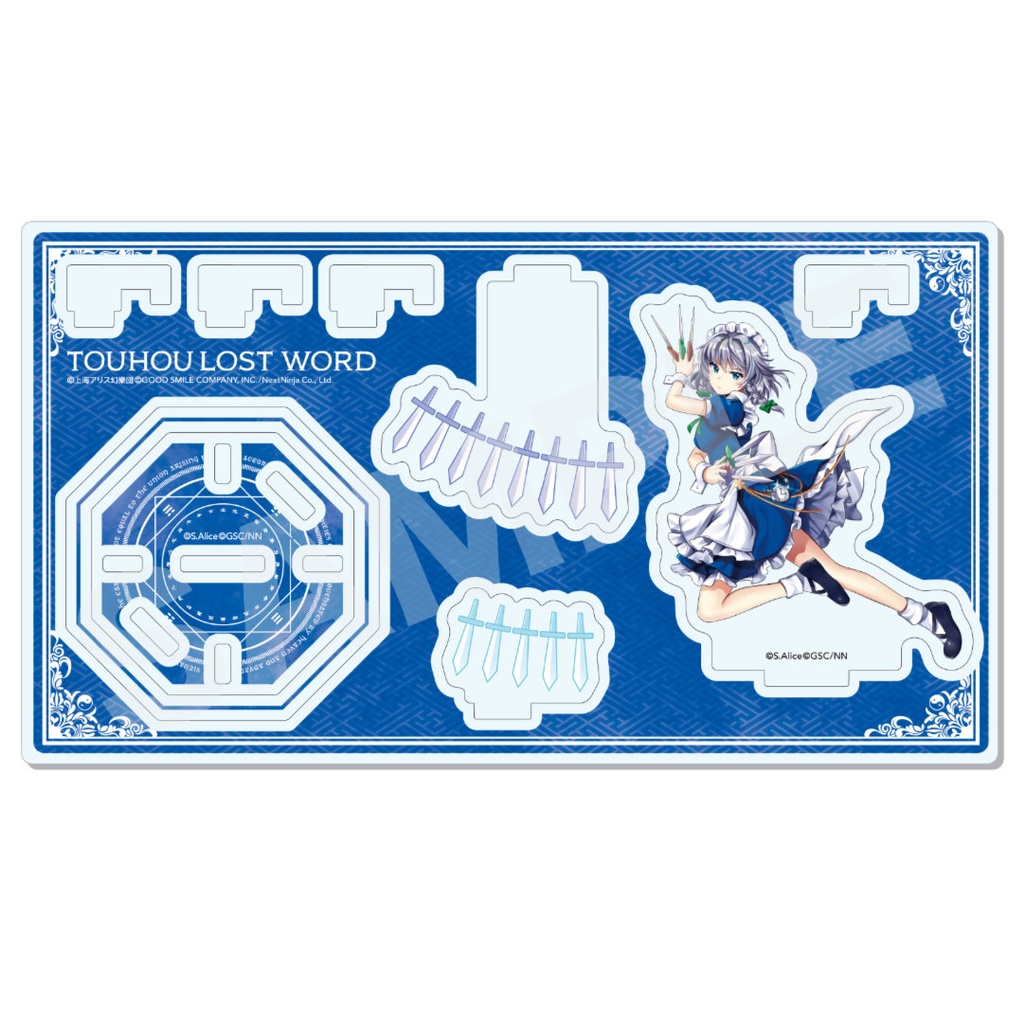 Touhou Lost Word 3D Acrylic Stand 05 Izayoi Sakuya