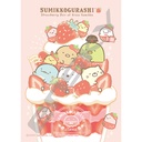 (PO) Sumikkogurashi Jigsaw Puzzle 208 Piece 208-ML06 Strawberry Fair at Kissa Sumikko (Parfait)