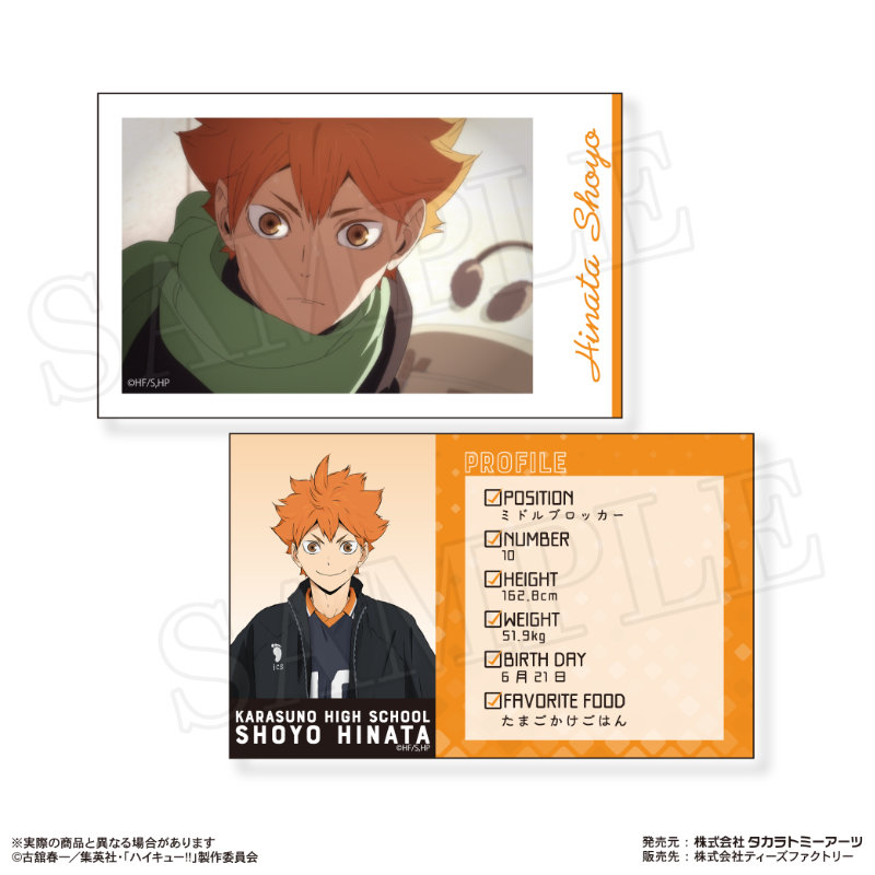 Haikyu!! Smaroid (Instax Style Bromide) Vol. 2 - Hinata Shoyo