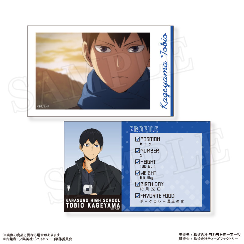 Haikyu!! Smaroid (Instax Style Bromide) Vol. 2 - Kageyama Tobio