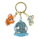 (PO) Tom and Jerry 3 Charm Key Chain - Jerry & Tom & Tuffy