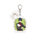 (PO) Acrylic Key Chain with Parts Blue Lock x Sanrio Characters 01 Isagi Yoichi x Hello Kitty (Original Illustration)