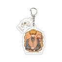 (PO) Acrylic Key Chain with Parts Blue Lock x Sanrio Characters 03 Kunigami Rensuke x We Are Dinosaurs! (Original Illustration)