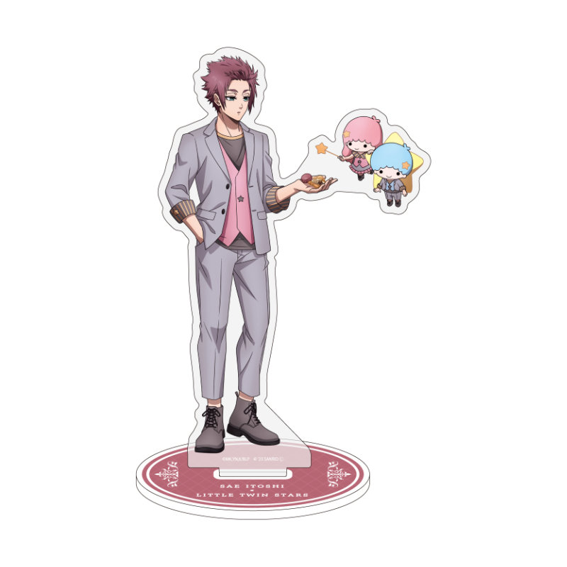 (PO) Chara Acrylic Figure Blue Lock x Sanrio Characters 28 Itoshi Sae x Little Twin Stars (Original Illustration)
