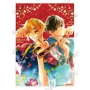 (PO) Hirano and Kagiura Shou Harusono Illustration Acrylic Panel A